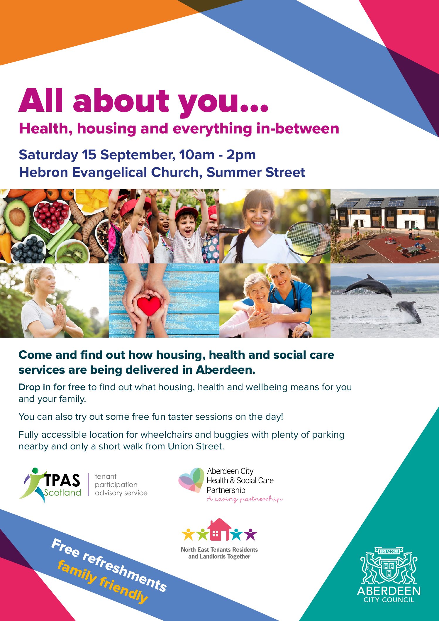 All about you housing Event poster